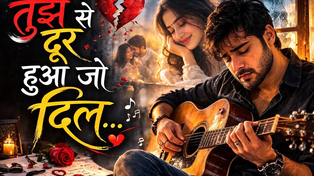 तुझसे जो दूर हुआ है दिल 💔 | Very Sad Love Story | Emotional Guitar Song | Heart Touching Music Video