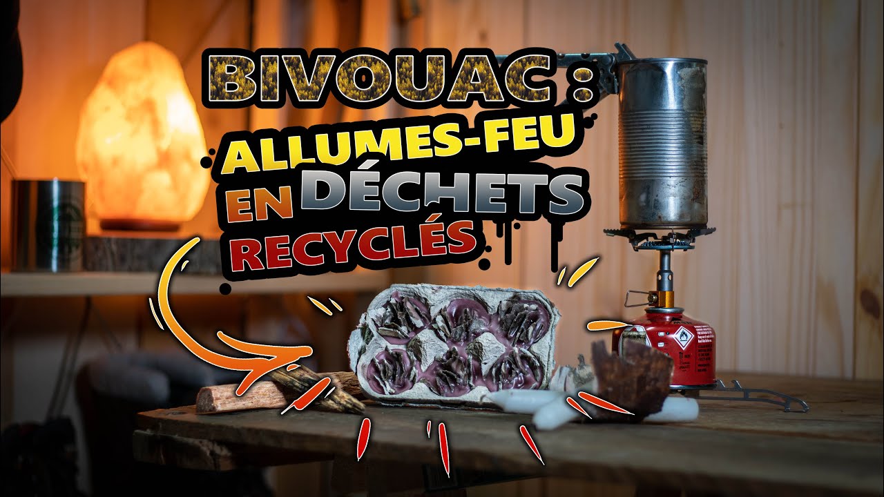 ASTUCE : MES ALLUMES-FEU DIY EN DÉCHETS RECYCLÉS (4K UHD)