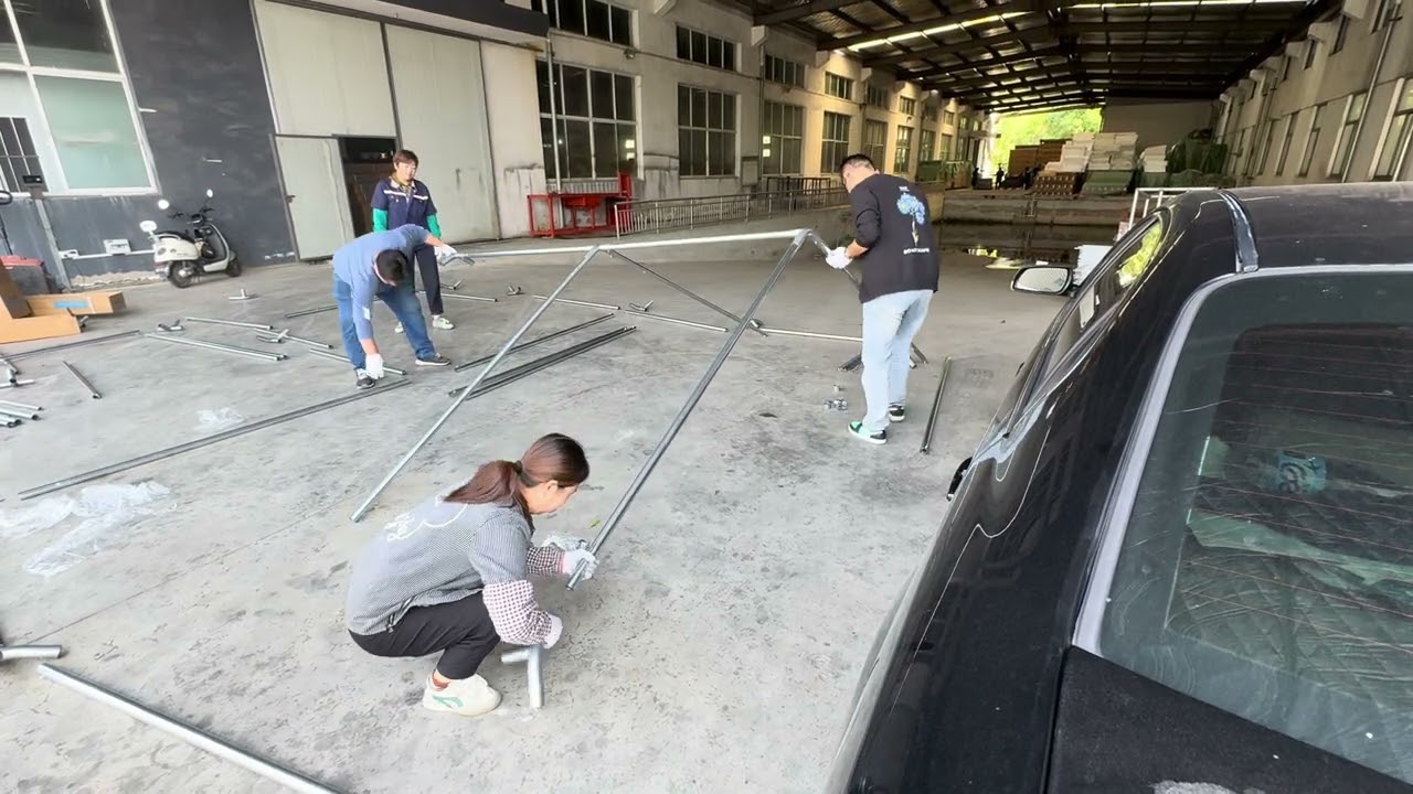How to assemble the carport?