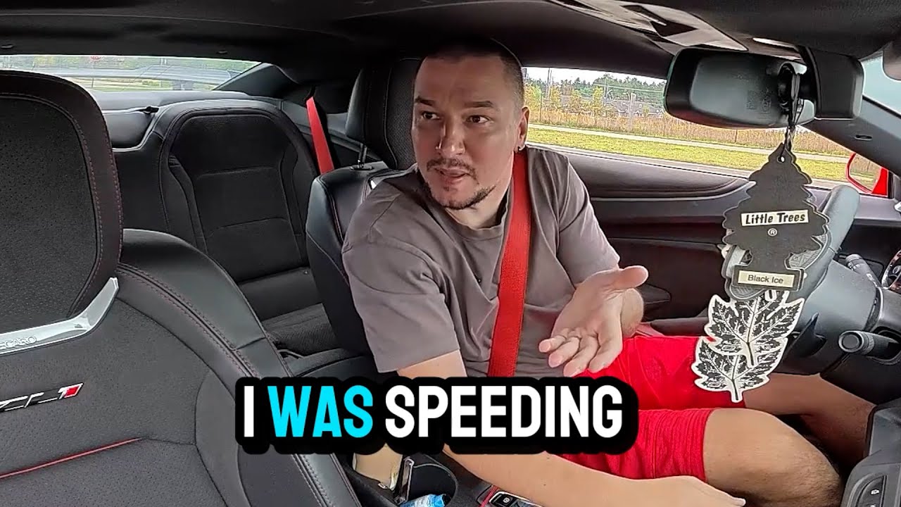 Karen yells at 6Foot4Honda for SPEEDING in his ZL1 Camaro