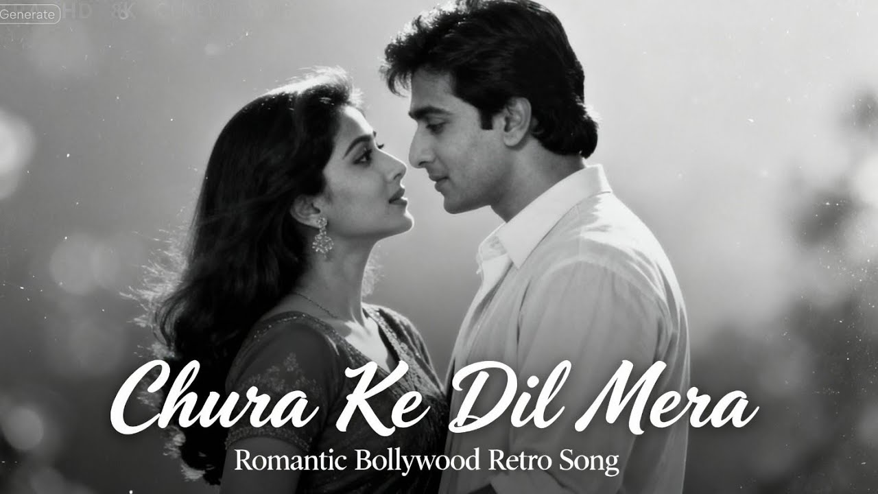 🎵चुरा के दिल मेरा 💖| Retro Bollywood Love Song | 90s Romantic Vibes | HD Audio
