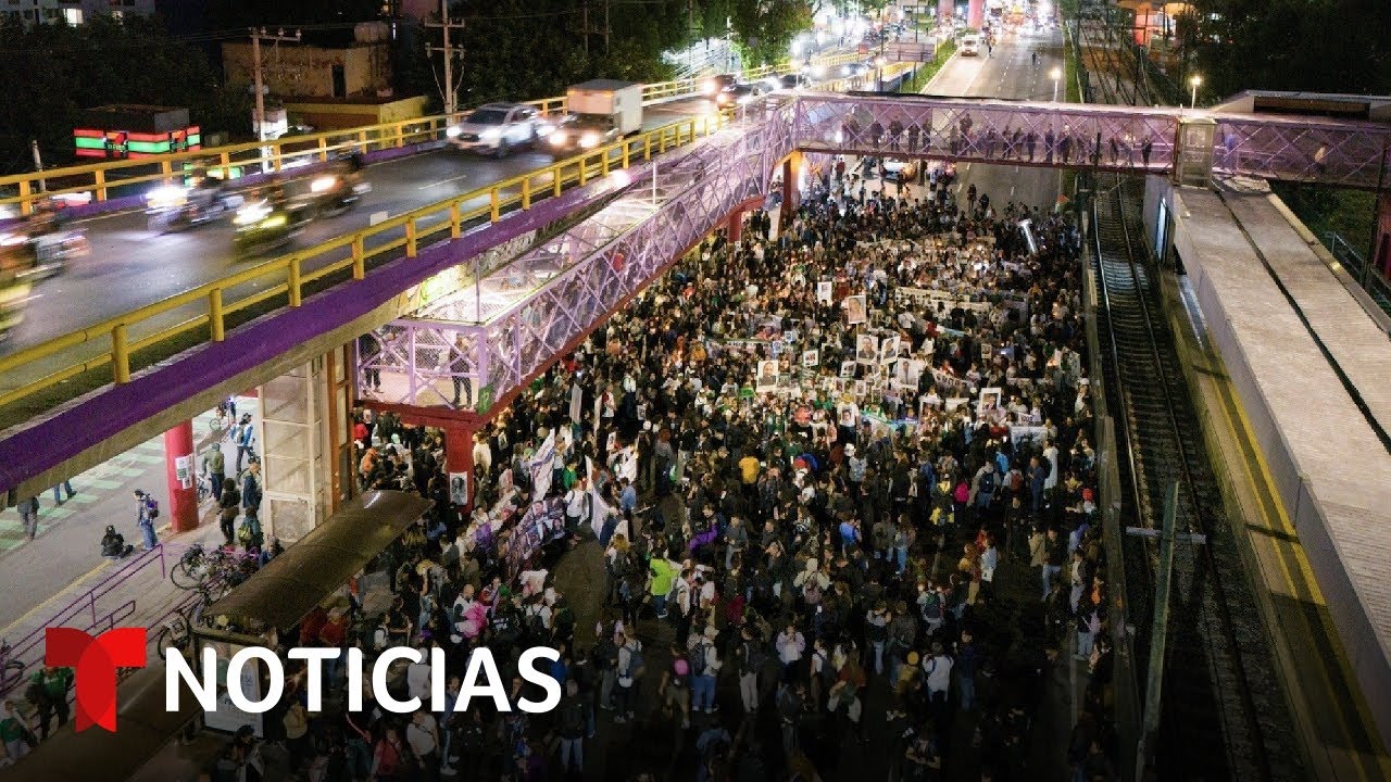 Madres buscadoras se suman a las protestas en M&eacute;xico previo al Mundial | Noticias Telemundo