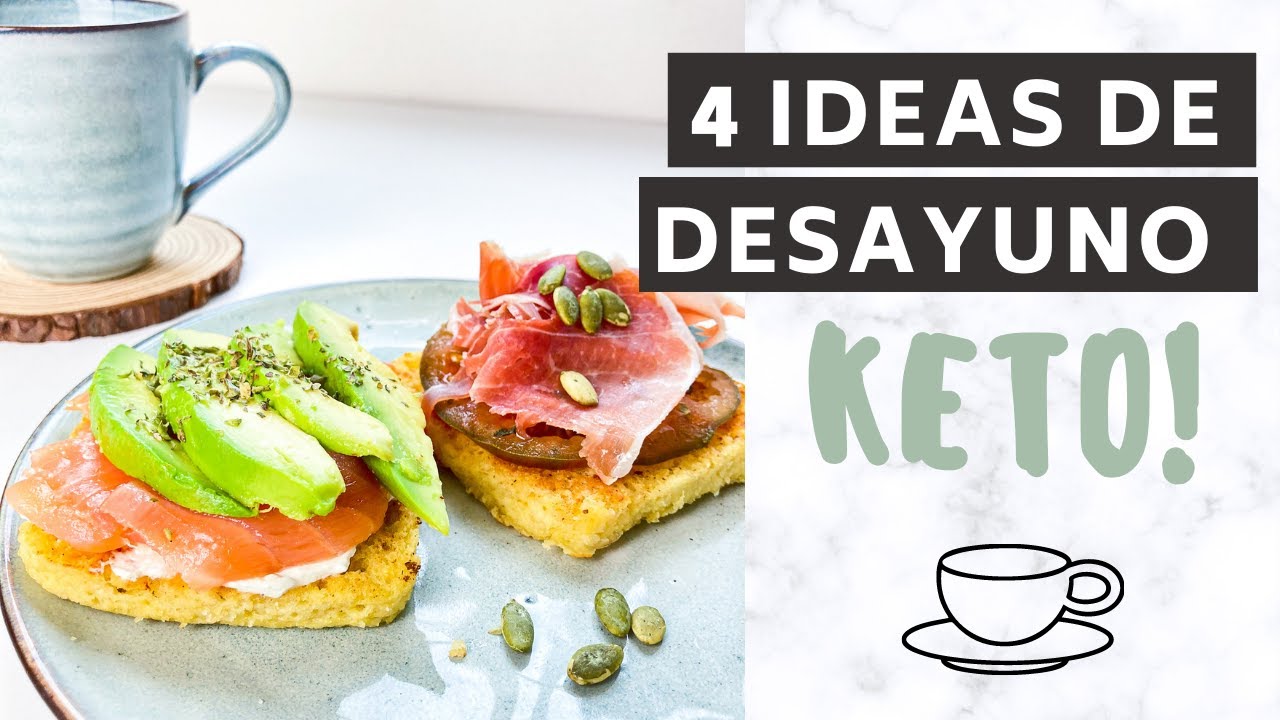 ☕️ 4 IDEAS DE DESAYUNO KETO ⎮ ¡Mis tostadas cetogénicas favoritas!