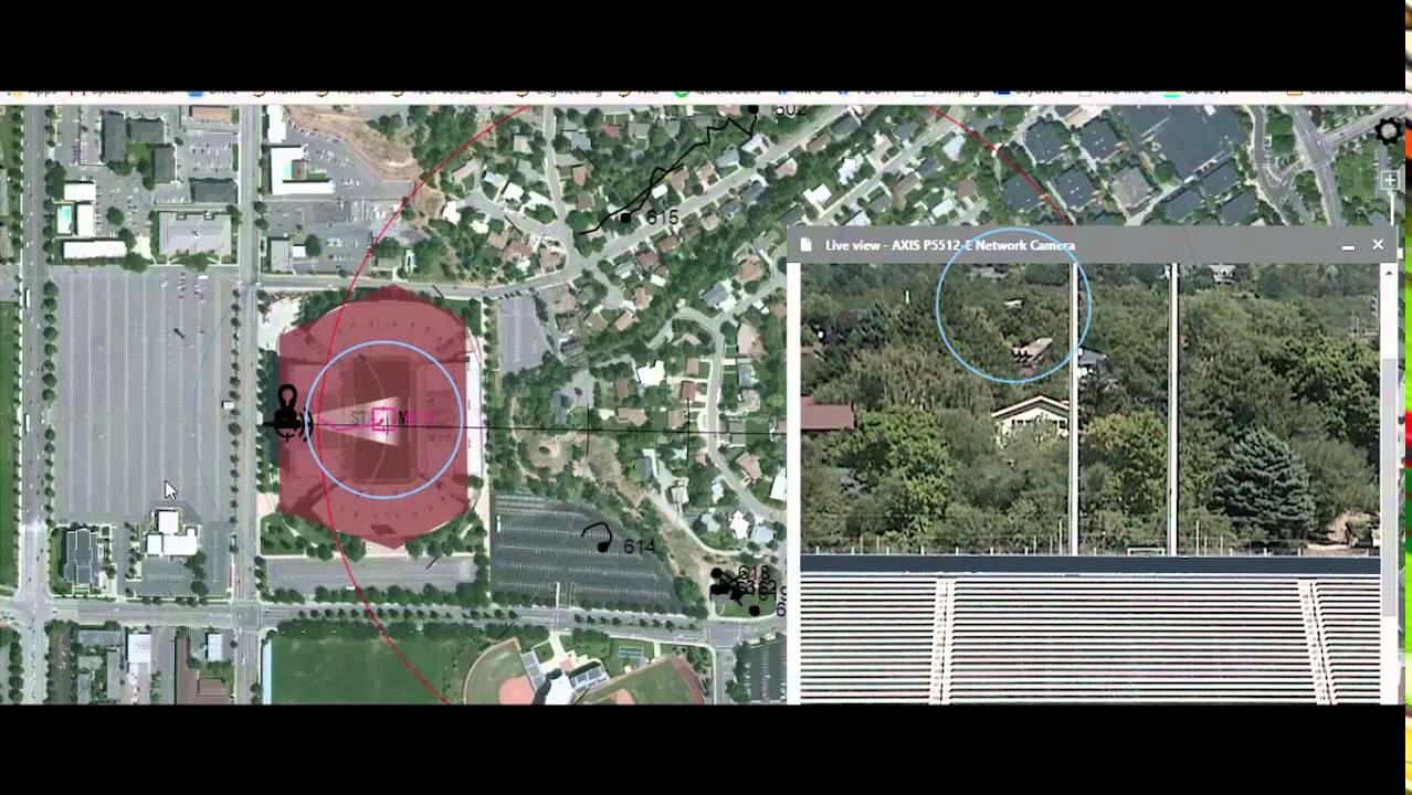 Spotter Counter UAV / sUAV system Tracking Drone in Stadium