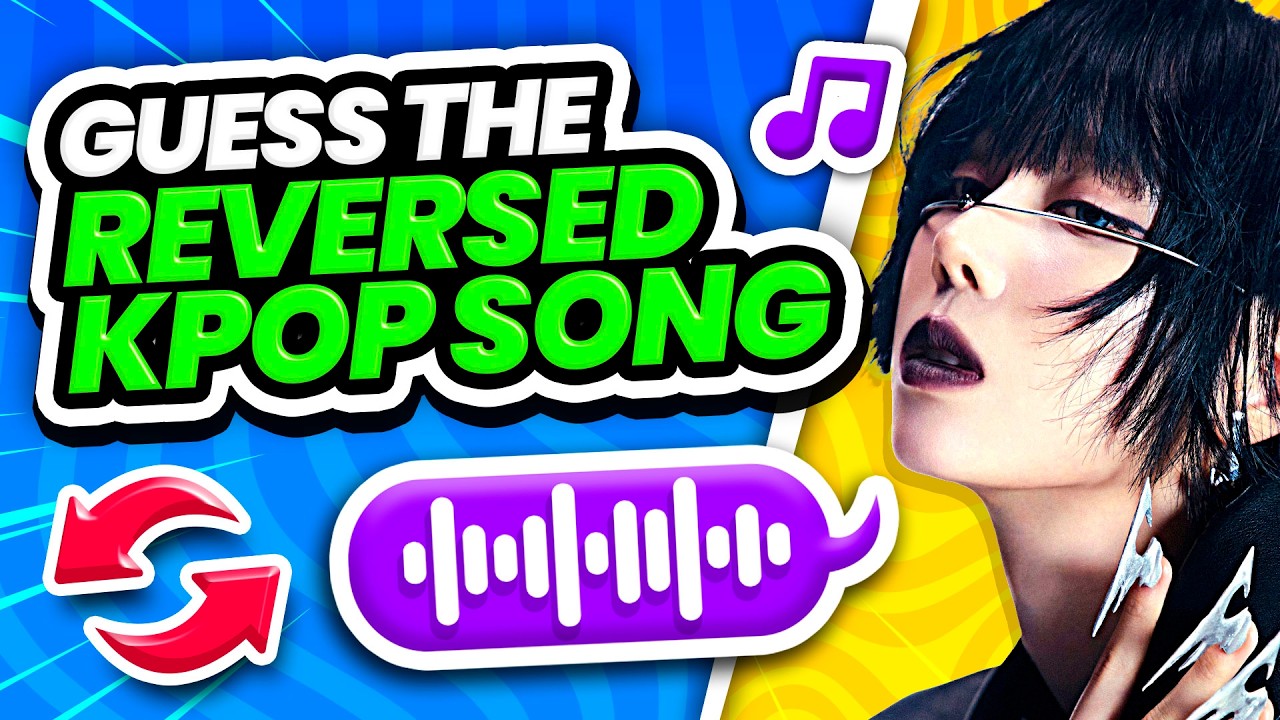 GUESS THE KPOP SONG PLAYED BACKWARDS 😵‍💫 Name the reversed song - KPOP QUIZ 2024