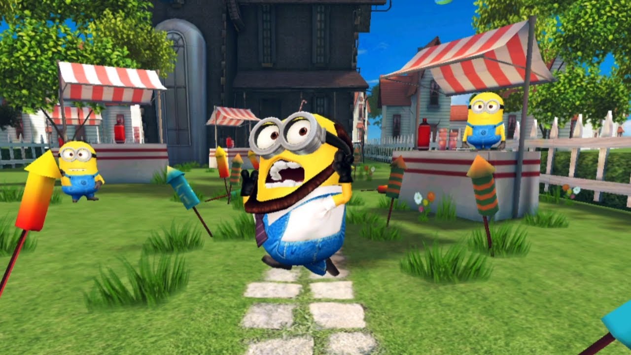 Despicable Me Minion Rush Grandpa minion Collect 300 Moon  in a run at The Quest Room [Game Lobby]
