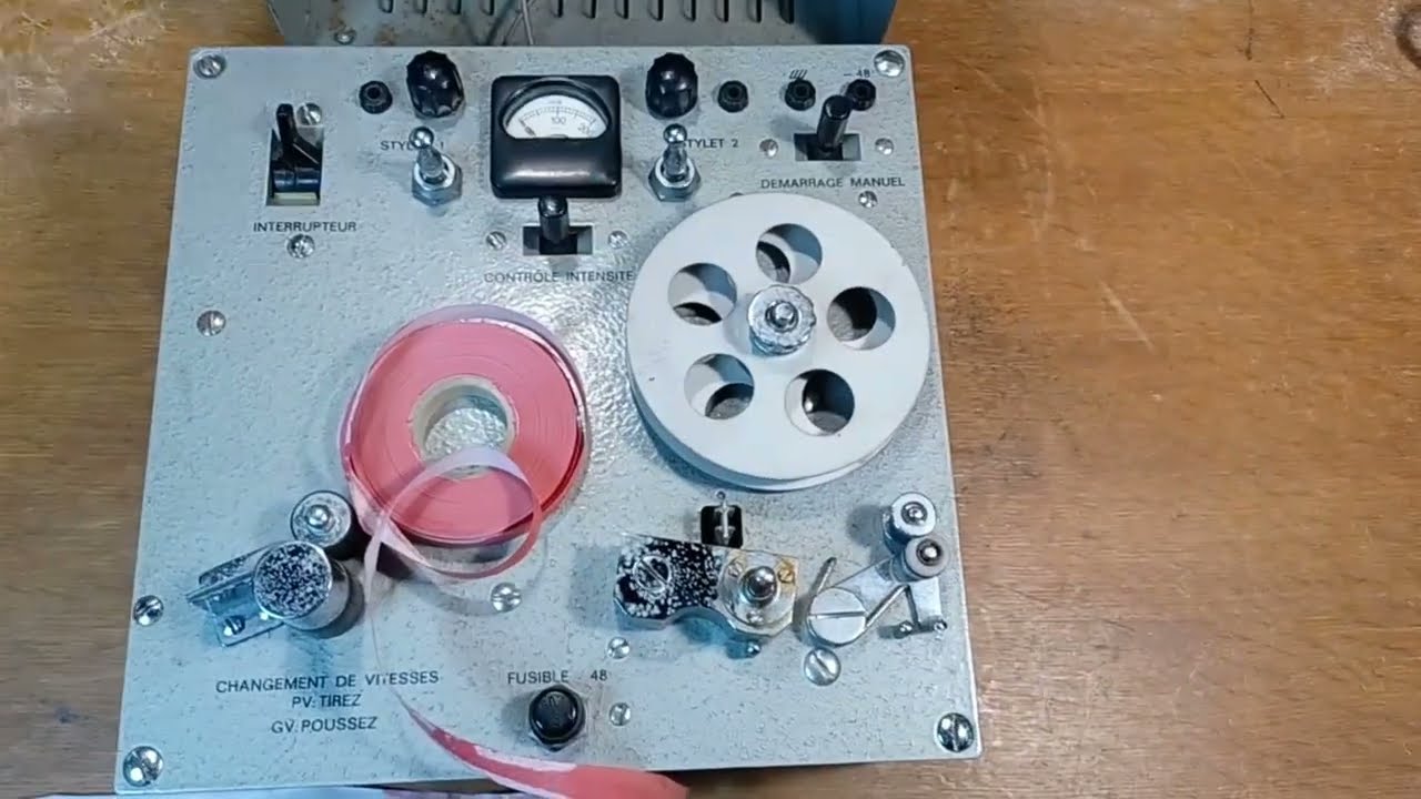 Impulsographe électromécanique CARTIER type CNET (remise en service)