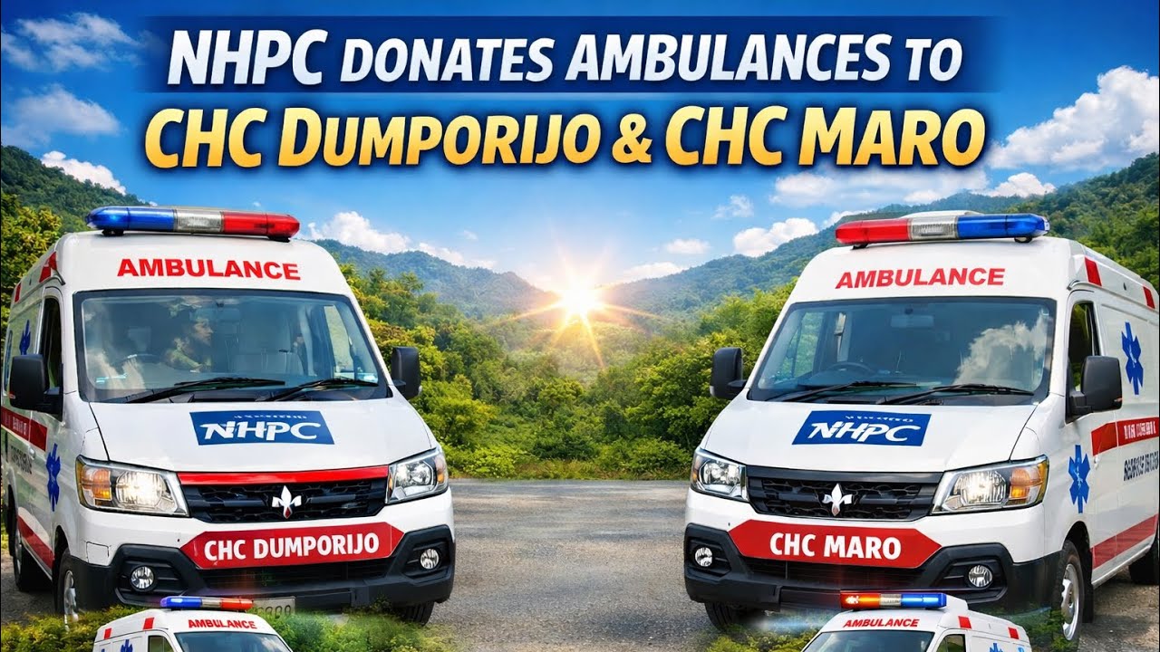 NHPC Donates Ambulances to CHC Dumporijo & CHC Maro | Strengthening Healthcare 🚑🏥