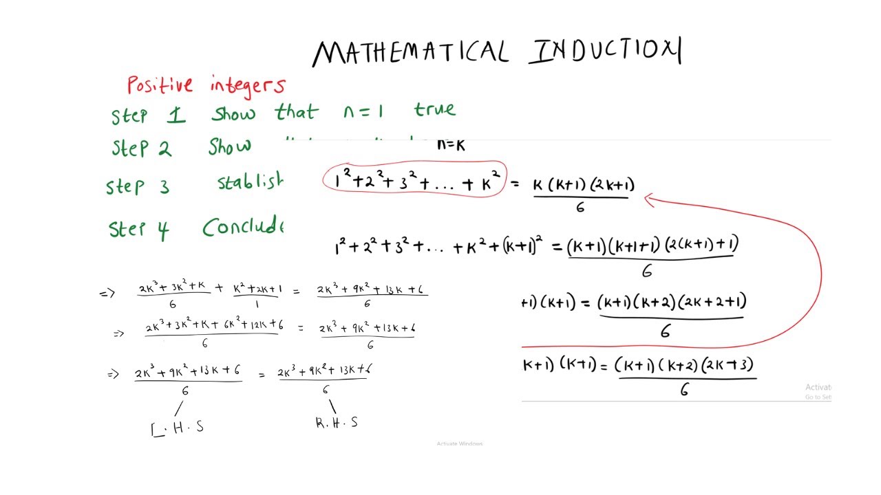 mathematical induction 1