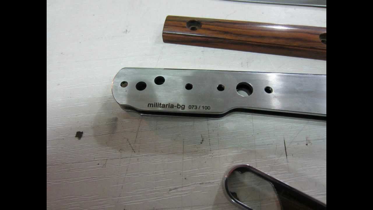 Manly - bulgarian custom knife company - limited edition automatic knife
