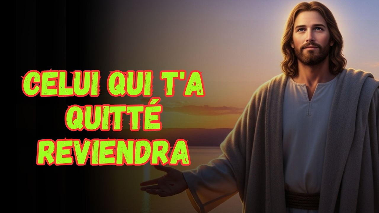 DIEU DIT : CELUI QUI T'A QUITTÉ REVIENDRAProphétie de Réconciliation