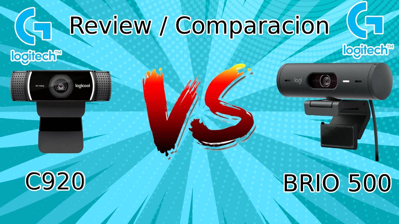 ¿Cuál es mejor?... Logitech Brio 500 VS Logitech C920 | Review y Comparación