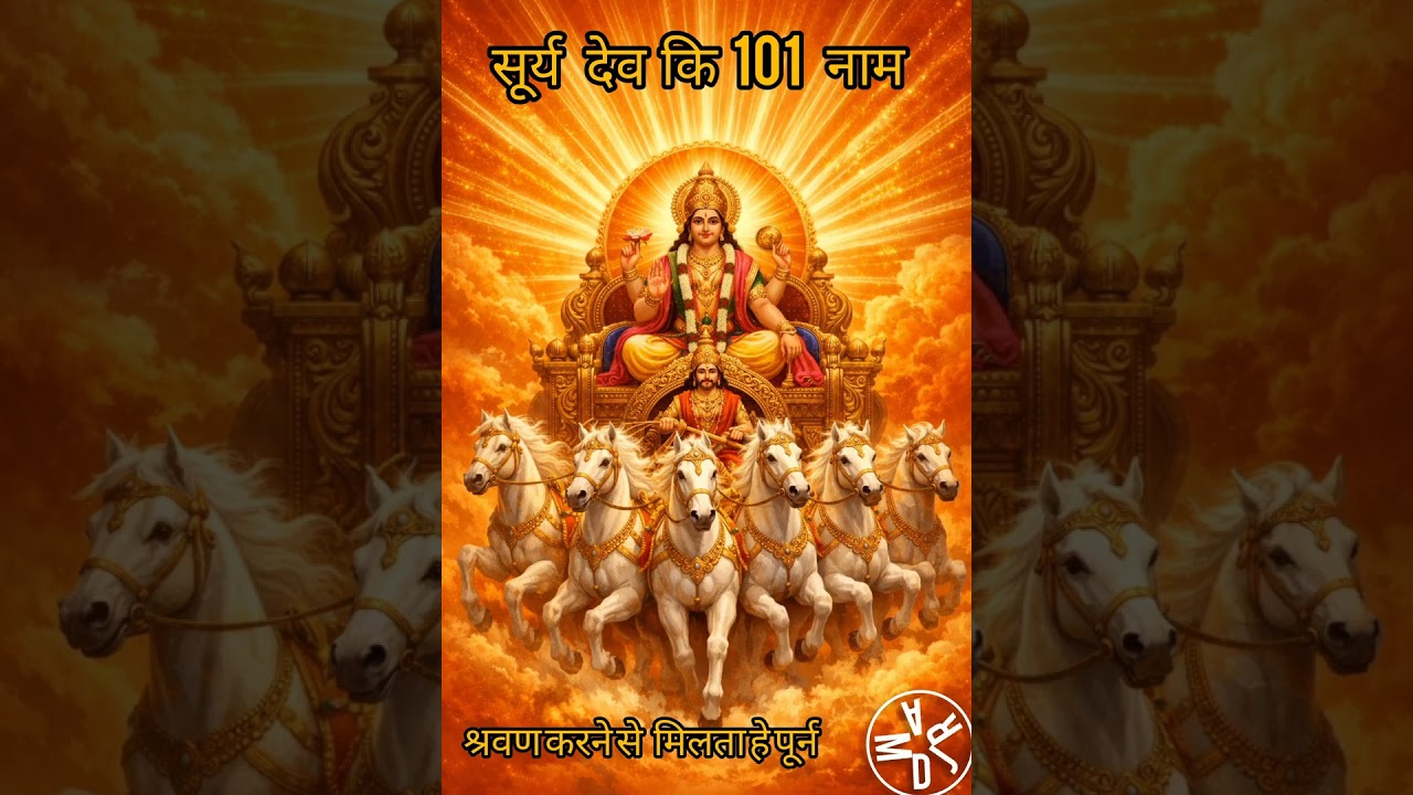 🌞 सूर्य देव के 101 नाम - 1 बार सुनने से ही जीवन बदल जाएगा | Surya Dev 101 Names | सूर्य उपासना