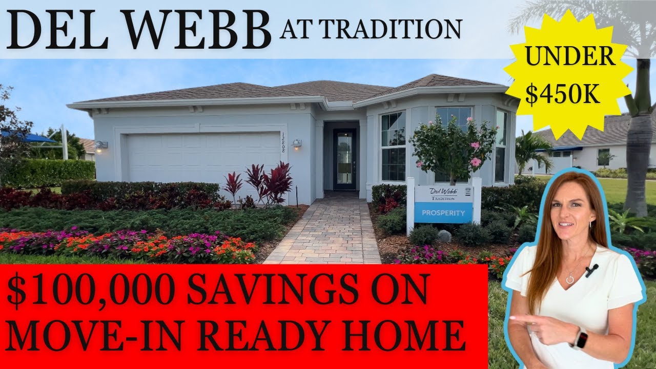 Del Webb Tradition | Move-In Ready Home for $448,505 | Port St Lucie Fl