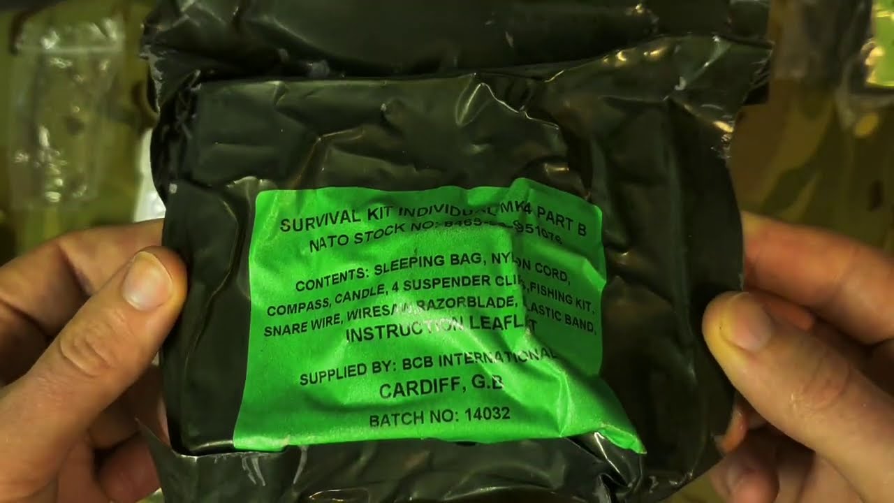 BCB Mk4 RAF Survival Ejection Seat Kit