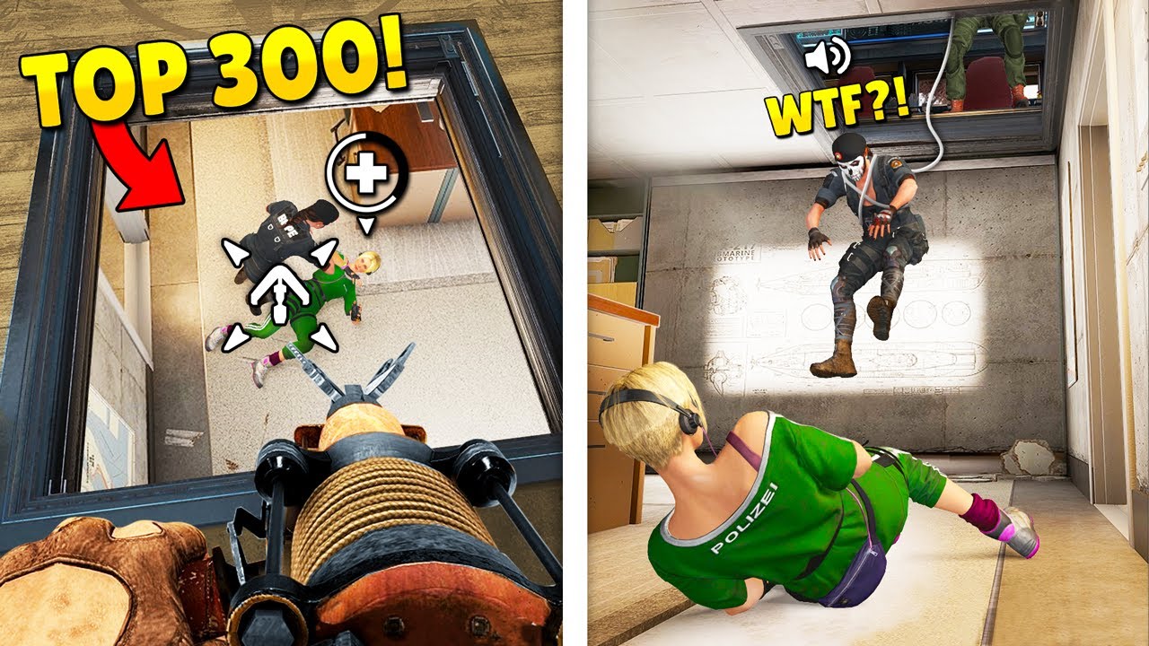 TOP 300 FUNNIEST FAILS IN RAINBOW SIX SIEGE (Part 2)