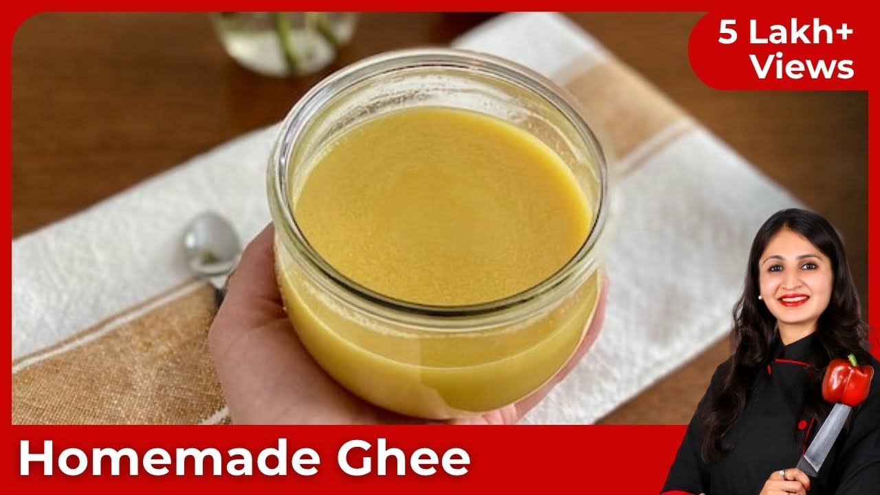 घी बनाने का सबसे शॉर्टकट तरीका How to Make Ghee From Malai At Home, Instant Ghee Making Recipe #live