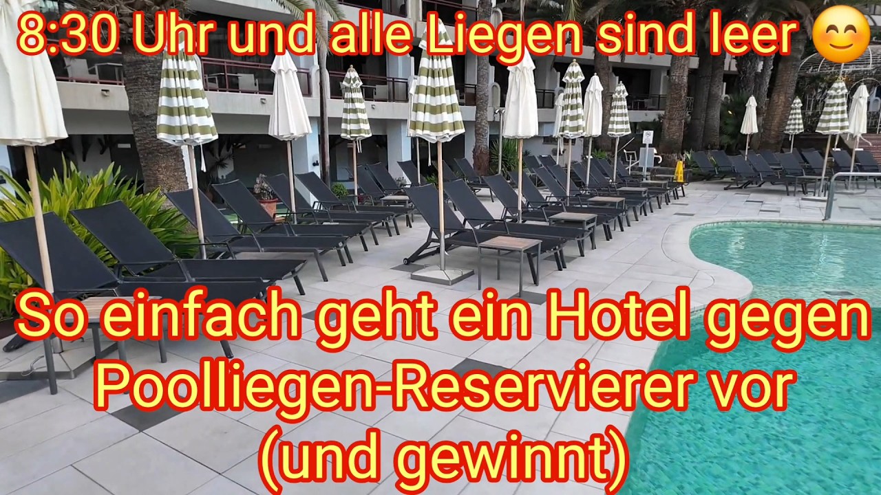Ein Hotel geht gegen Poolliegen-Reservierer vor, und gewinnt! So sollte es in jedem Hotel sein!