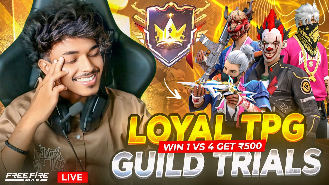 TPG GUILD TRAILS 🔥 TESTING NEW LEGENDS 😱 WIN & GET UPTO 500 💸 - NEW LIVE