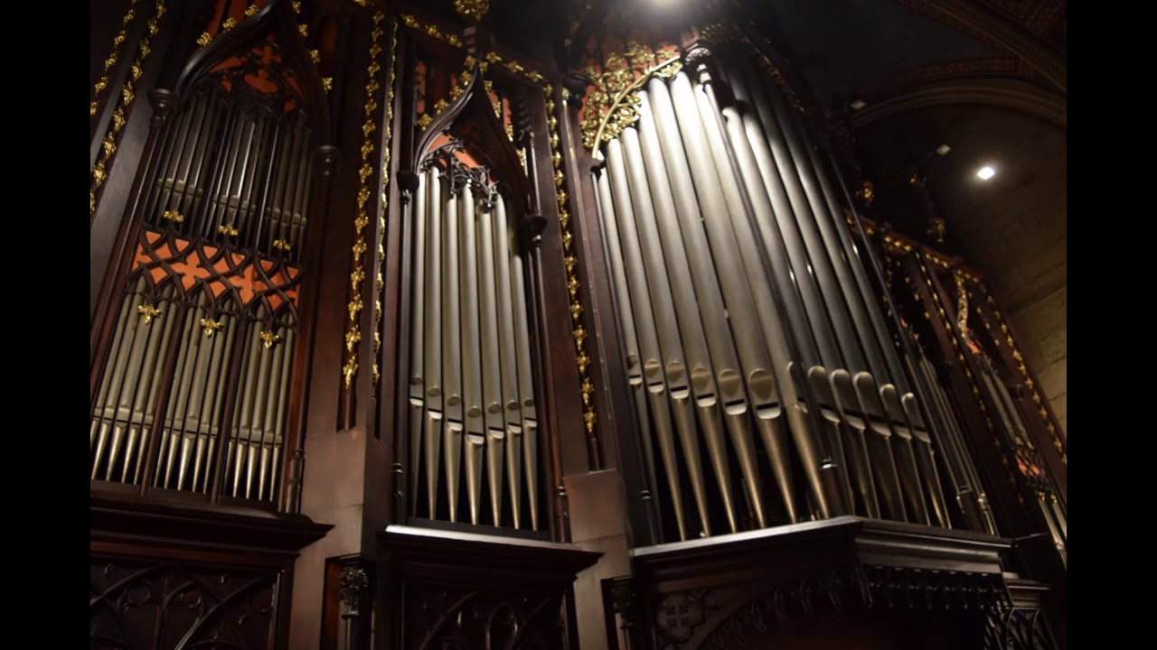Ivan Bosnar Improvising on E.F.Walcker Organ at Zagreb Cathedral