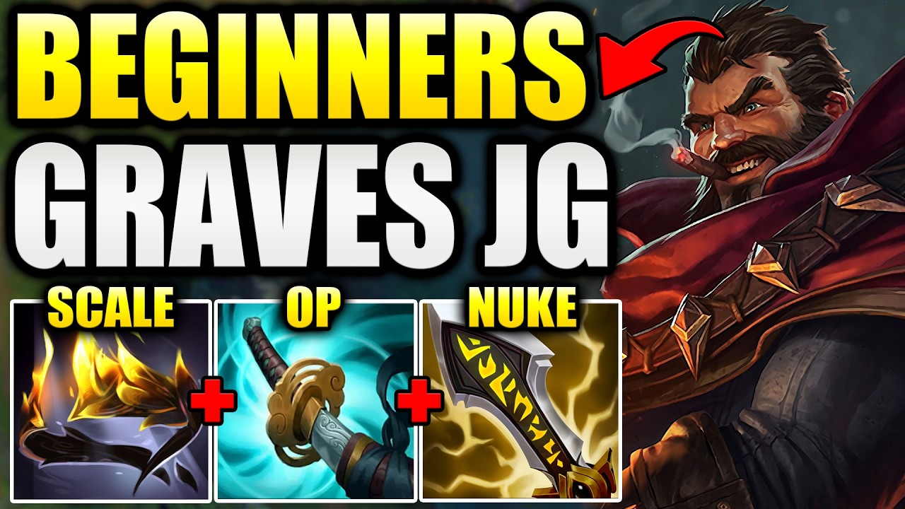 Как играть за GRAVES в лесу для НОВИЧКОВ в 16 сезоне! (Полный гайд)
