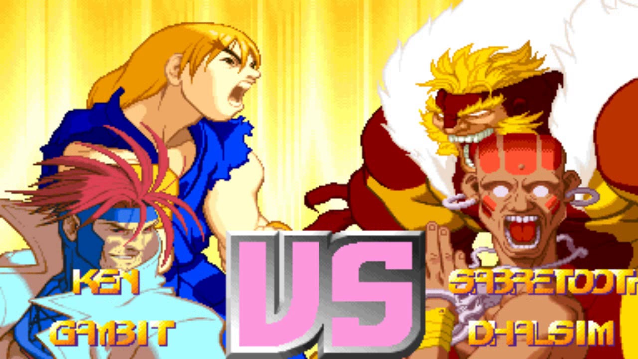 X-Men Vs. Street Fighter - Ken & Gambit