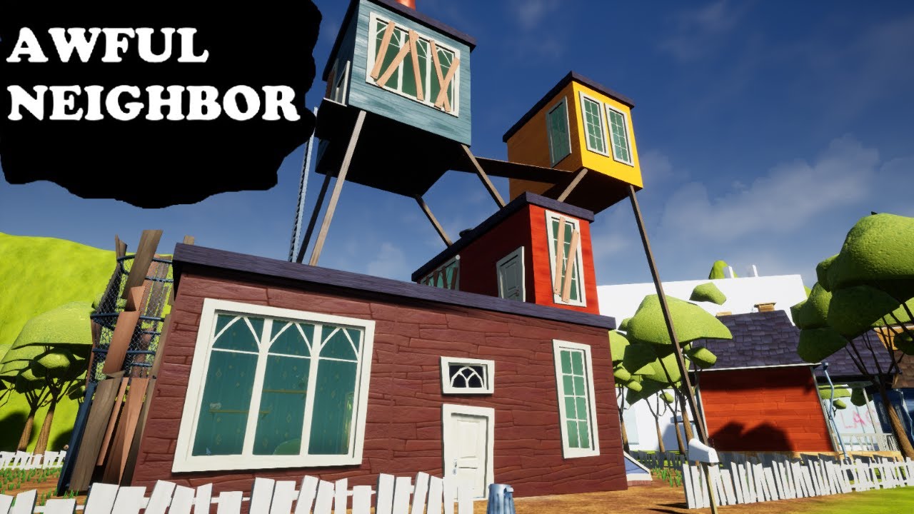 Awful Neighbor Full Game Walkthrough