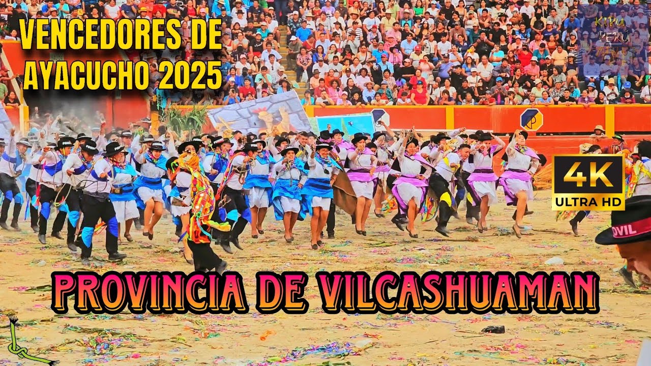 VILCASHUAMAN // Carnaval Vencedores de Ayacucho 2025 FEDIPA - Plaza de Acho