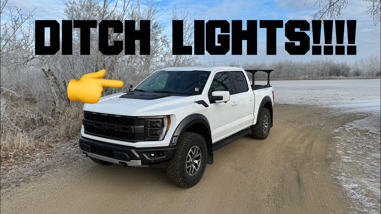 Ditch lights on my F150 Raptor
