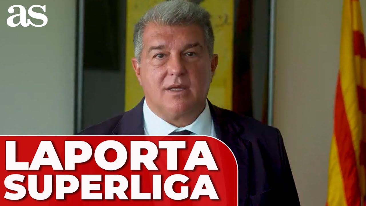 JOAN LAPORTA | DISCURSO íntegro tras la SENTENCIA SOBRE LA SUPERLIGA | BARCELONA