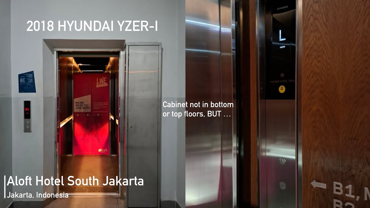 2018 Hyundai YZER I MRL Elevator at Aloft Hotel South Jakarta