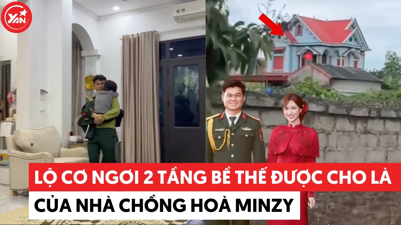 Lộ cơ ngơi 2 tầng bề thế được cho là của nhà chồng Hòa Minzy #hoaminzy