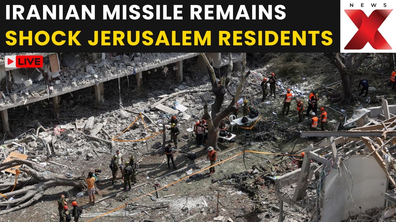 Iran-US-Israel War Live: Drone Footage Shows Missile Remnants on East Jerusalem Roof After Attack
