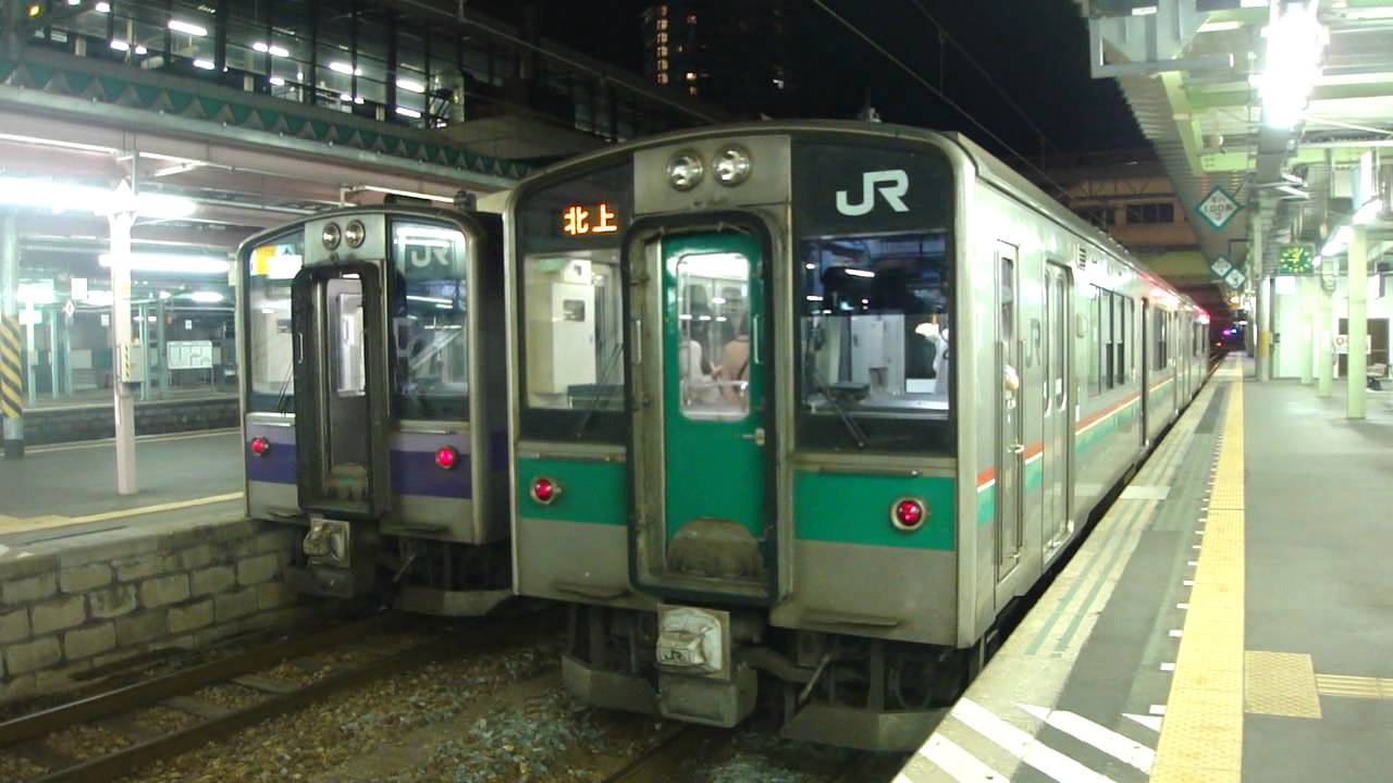 701系仙台色がなぜか盛岡駅に・・・