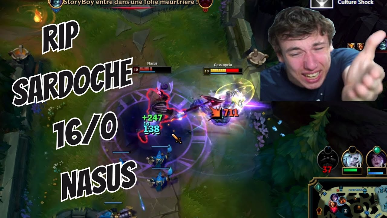 J'explose Sardoche en master !? | perfect kda Nasus mid | Xesila Nasus