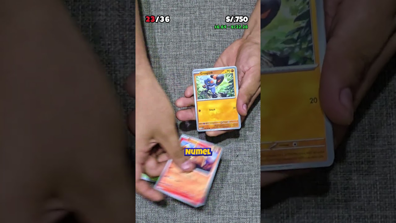 !!Día 23 abriendo un sobre diario !! ya estamos cerca a los 100sub :) #pokemon #tcgpokemon