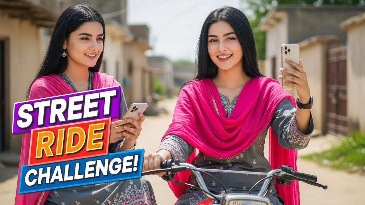 Bike Ride Challenge | Pakistani Village Girl Vlog #bikeridechallenge #pakistanivlog #villagelife