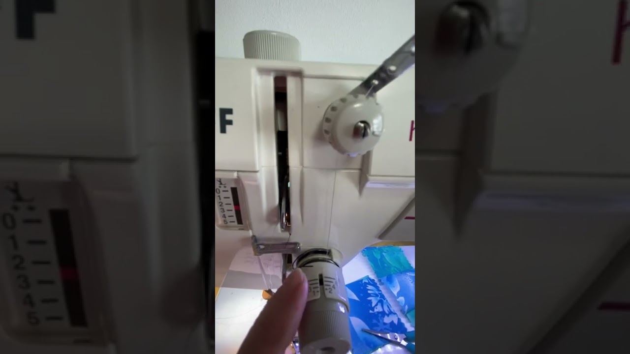 How to thread a Pfaff Hobby 1200 Grand Quilter