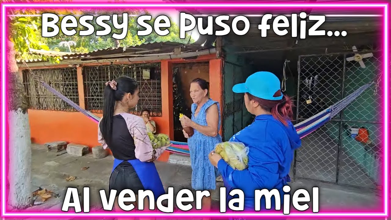 La miel es dificil de vender y Bessy NO puede creer que vendió una botella. Nos subimos a un BUS.