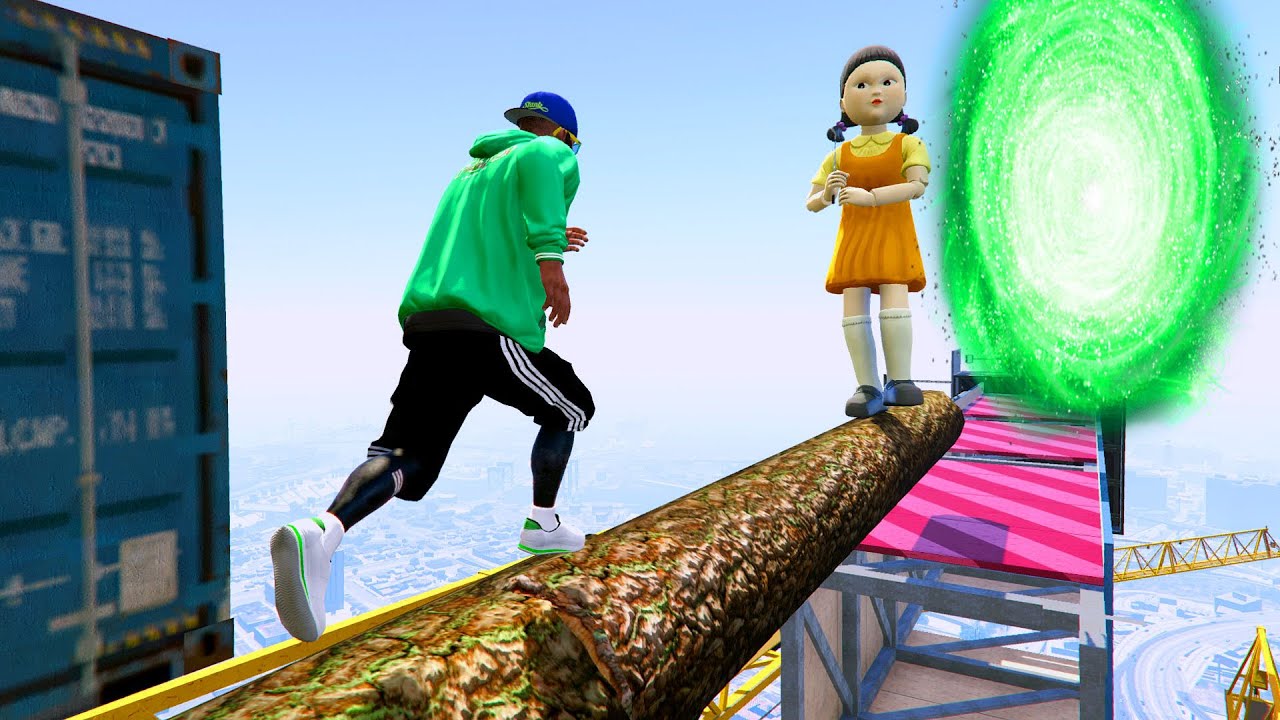 GTA 5 Random Portals #30 (Secret Location/Squid Game Fall/Epic Ragdolls)