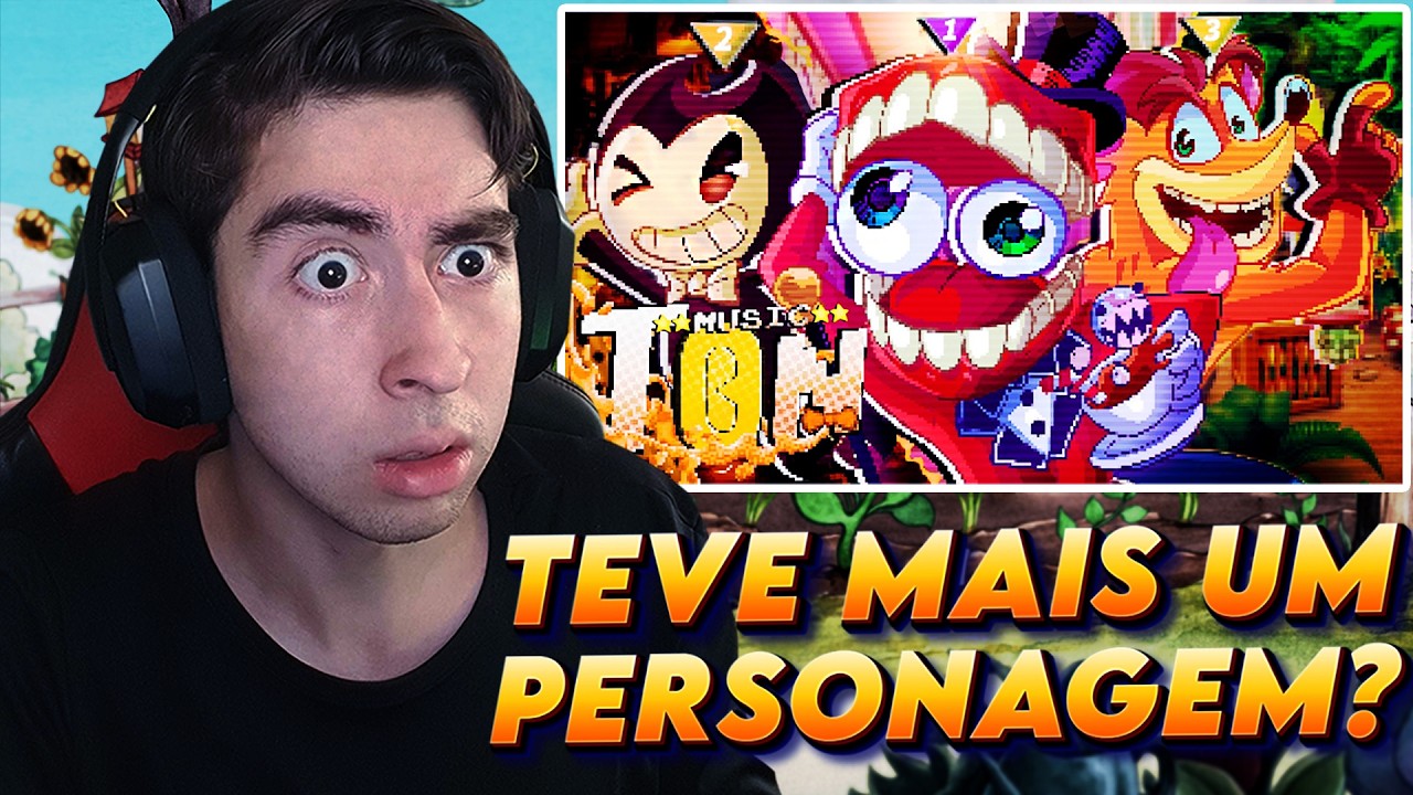 (Teve MAIS UM no FINAL?) Lunáticos 4 | Bendy, Caine e Crash | Papyrus Da Batata