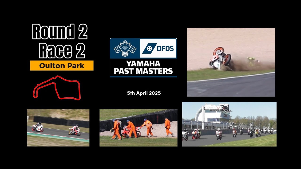 Sat Race 9 Yamaha PastMasters - Bemsee 2025 Motorcycle racing - Oulton Park - 5th April 25