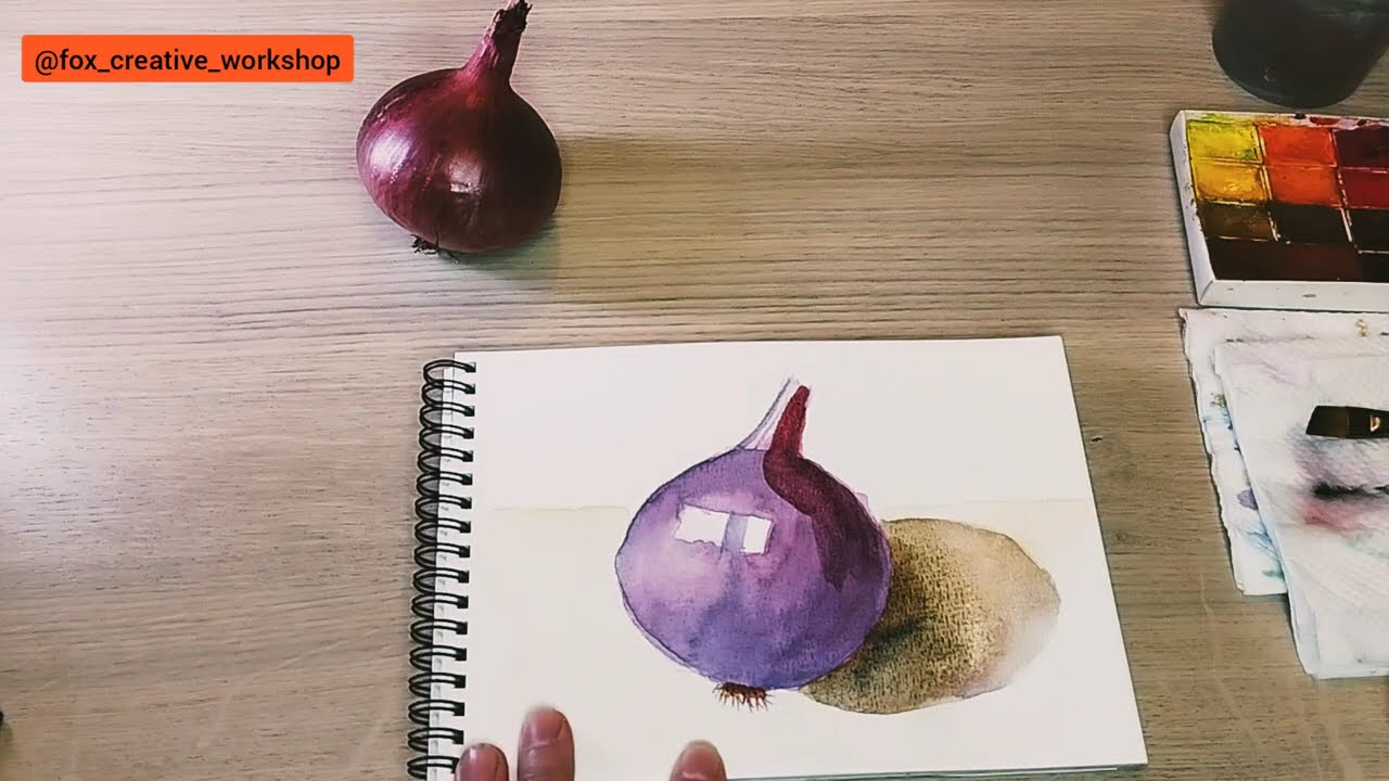 Акварель. Натюрморт 