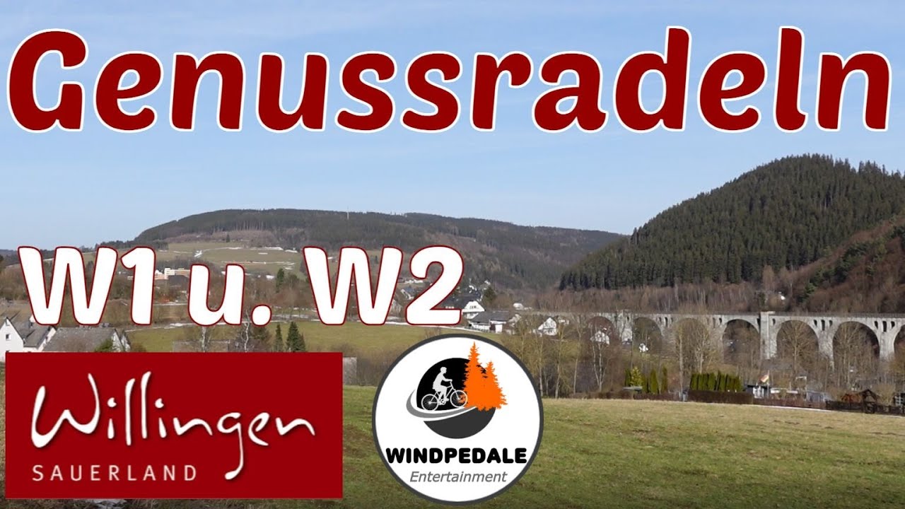 Genussradeln Willingen - W1 und W2    I WINDPEDALE I RADTOUR I SUBTITLES I