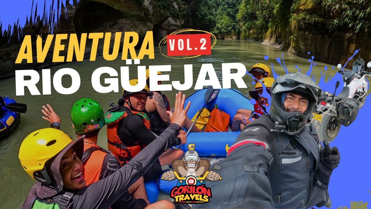 AVENTURA EN MOTO  AL RÍO GÜEJAR -LEJANIAS Y MESETAS - META  VOL.2