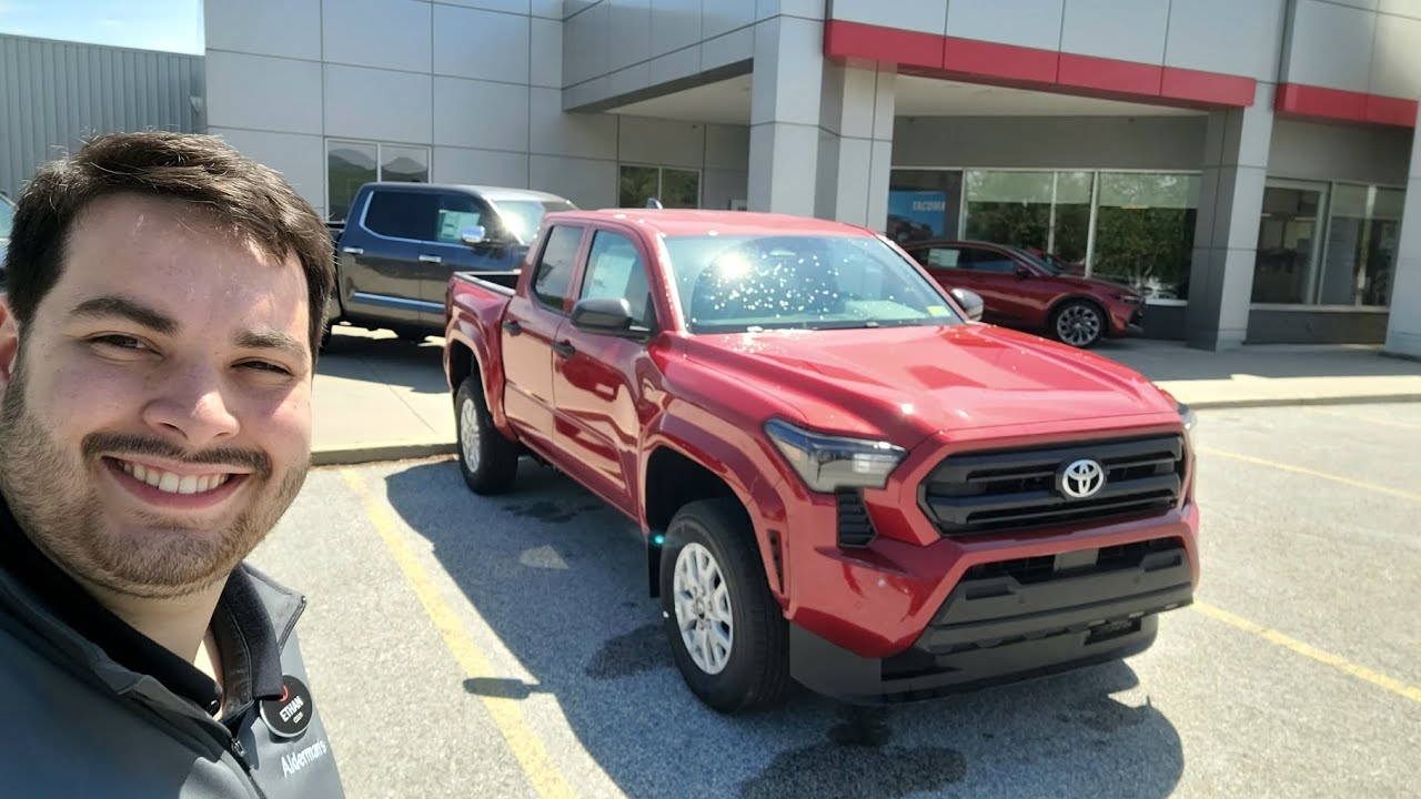 2024 Toyota Tacoma SR Manual Transmission in Supersonic Red