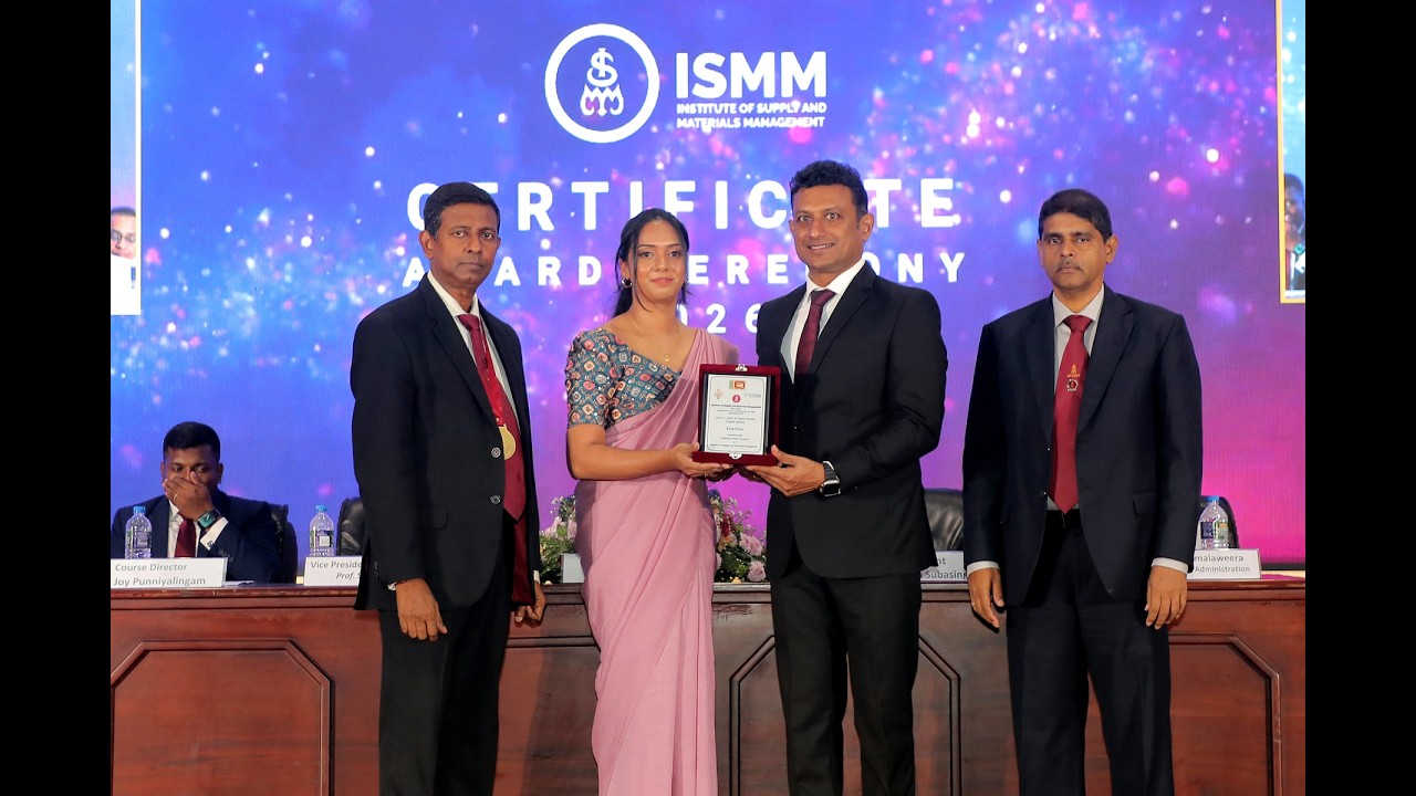ISMM Certificate Awards Ceremony 2026 | Honouring Over 350 Learning Partners | 24th January 2026