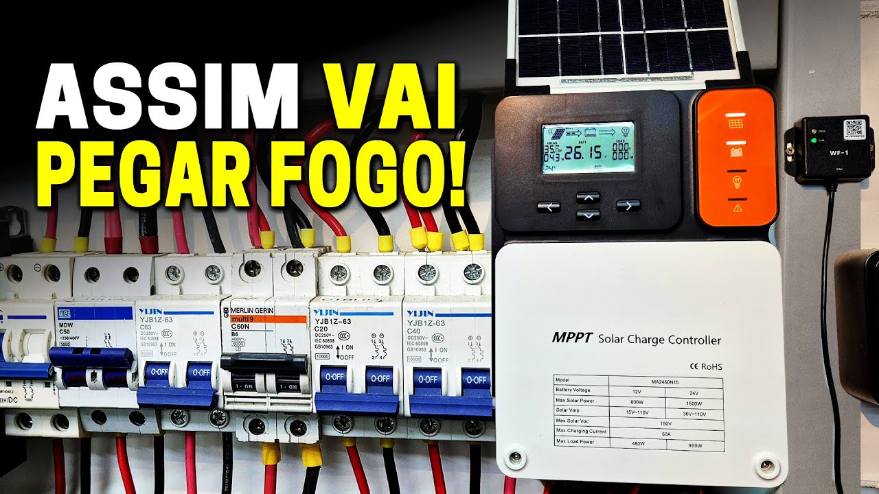 QUAL DISJUNTOR Utilizar no Controlador SOLAR MPPT