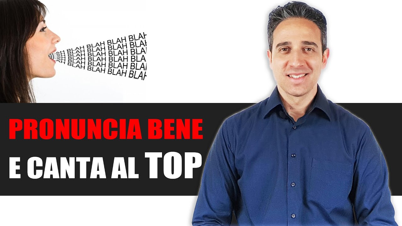 Nuova lezione di canto: la Pronuncia vale il 20% di tutta la Tecnica Vocale, ecco perché...