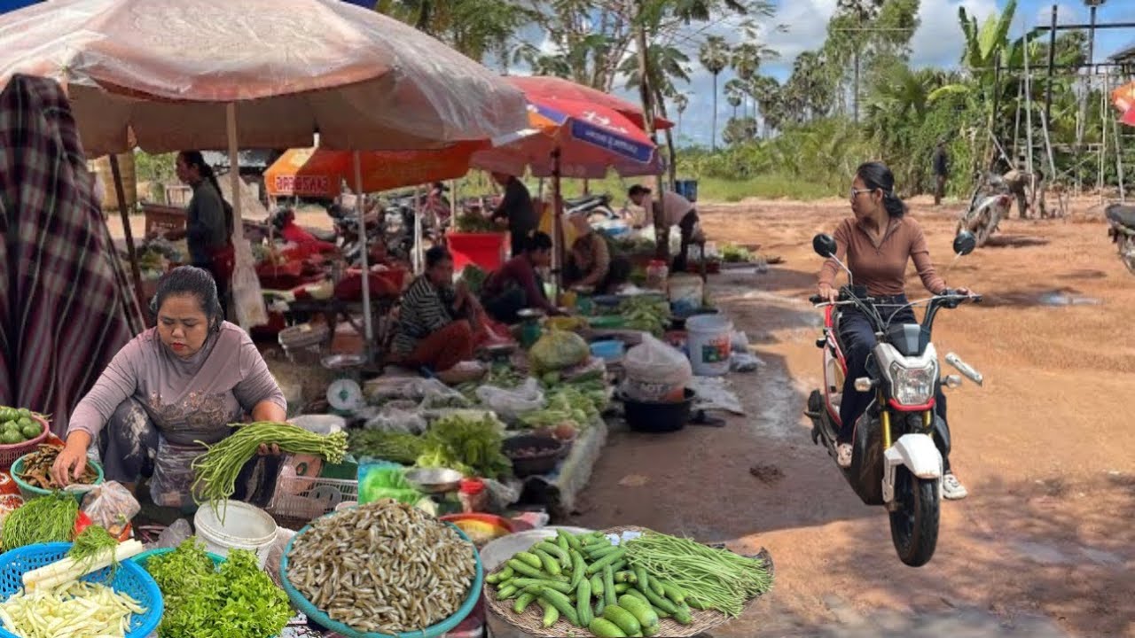 Fresh Market Food Vlog And Lifestlye @ Siem Reap Wet Market